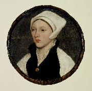 Hans Holbein, Portrait of a Young Woman with a White Coif
